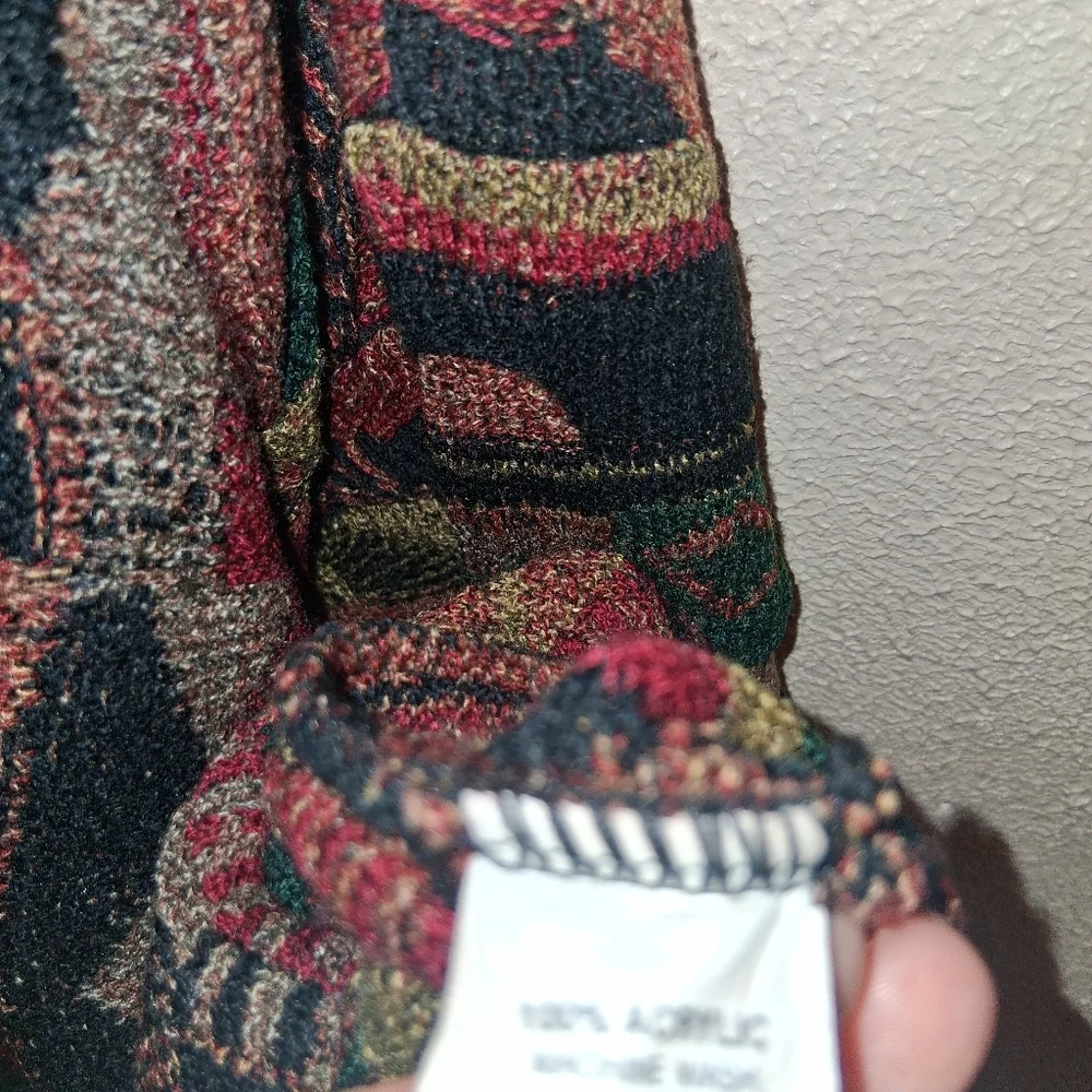 VTG Protege I Collection Sweater 3D Textured Knit Coogi Style Cosby Men’s XL - Picture 6 of 7